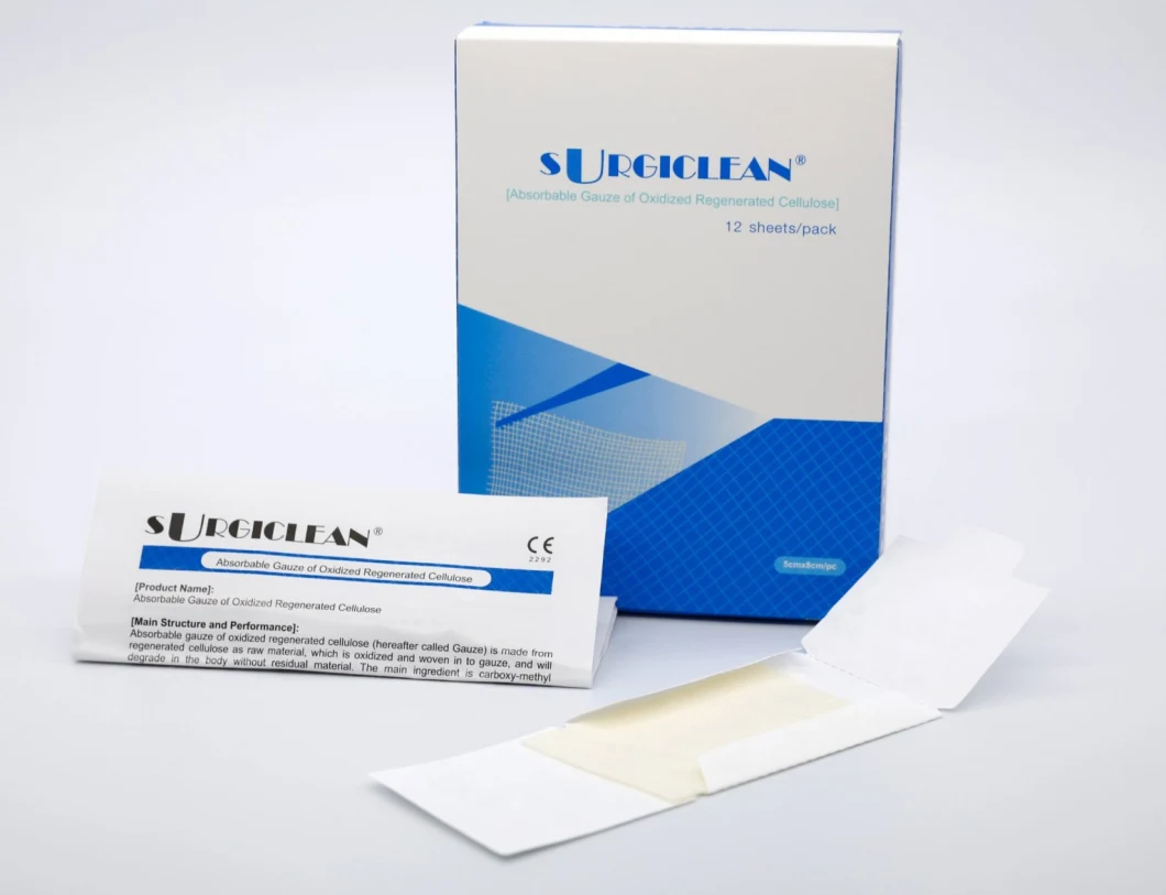 Surgiclean Gauze Hemostatic Gauze and Dressings to Control Bleeding Free Samples Available